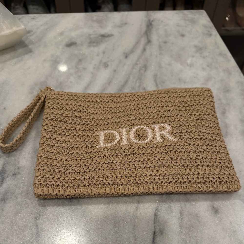 Dior Beige Crochet Bag